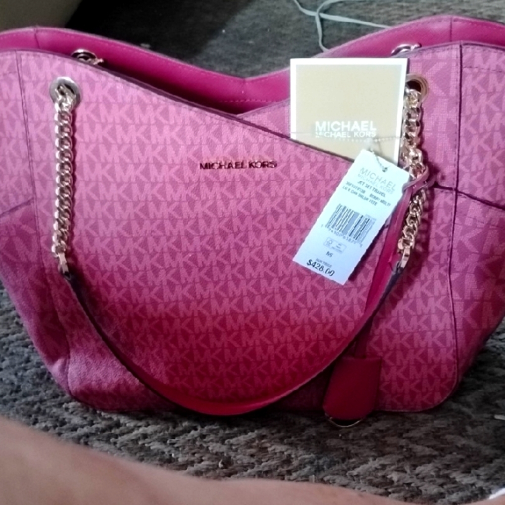 Michael Kors Pink Tote Bag